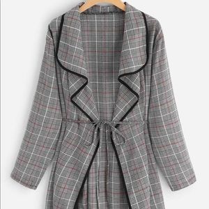 Plus size Waterfall blazer/cover